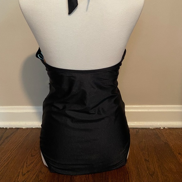 Target Black Halter Neck Cutout Swimsuit - Picture 4 of 6